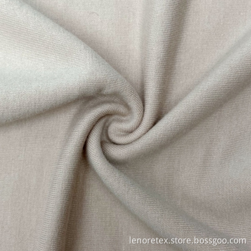 Recycled Polyester Rayon Knit Spandex French Terry Fabric